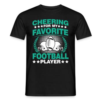 Soccer Dad Proud Soccer Dad Father's Day - Men's T-Shirt - black - Front - AI Model Male 178 light (178cm)