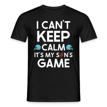 Soccer Dad Proud Soccer Dad Father's Day - Men's T-Shirt - black - Front - AI Model Male 178 light (178cm)