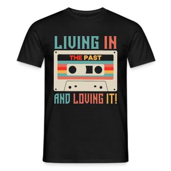 Girl Boy Kids 70s 80s 90s Disco Costume Outfit - Men's T-Shirt - black - Front - AI Model Male 178 light (178cm)