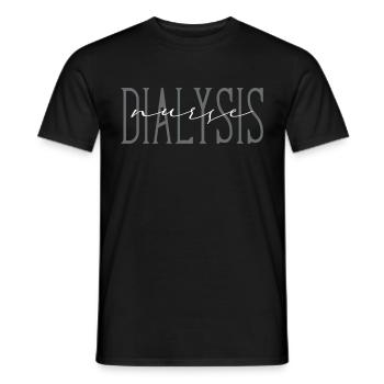 Dialyse Techniker Krankenschwester - Männer T-Shirt - Schwarz - Vorne - AI Model Male 178 light (178cm)