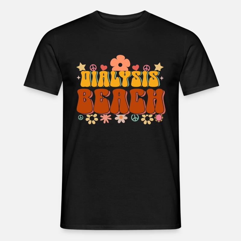 Dialyse Techniker Krankenschwester - Männer T-Shirt - Schwarz