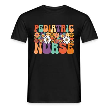 Kinderkrankenschwester Picu Peds - Männer T-Shirt - Schwarz - Vorne - AI Model Male 178 light (178cm)
