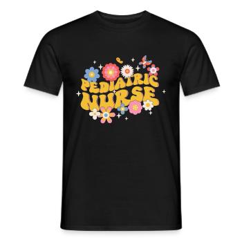 Kinderkrankenschwester Picu Peds - Männer T-Shirt - Schwarz - Vorne - AI Model Male 178 light (178cm)