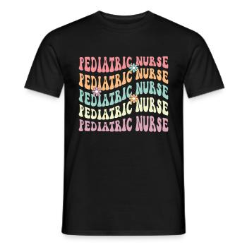 Kinderkrankenschwester Picu Peds - Männer T-Shirt - Schwarz - Vorne - AI Model Male 178 light (178cm)