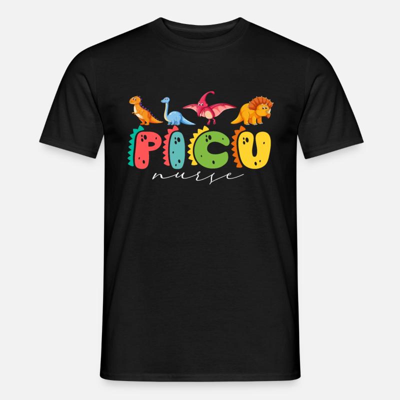 Kinderkrankenschwester Picu Peds - Männer T-Shirt - Schwarz