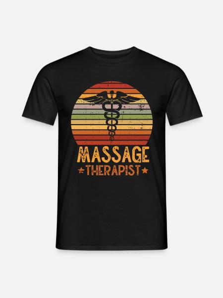 Massage Therapist Therapy Masseuse Appreciation - Men's T-Shirt - black