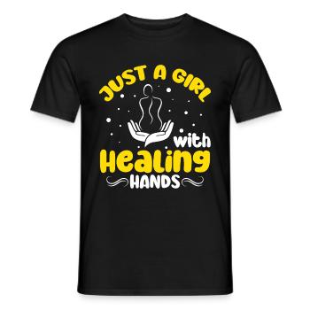 Massagetherapeuten Therapie Masseuse Wertschätzung - Männer T-Shirt - Schwarz - Vorne - AI Model Male 178 light (178cm)
