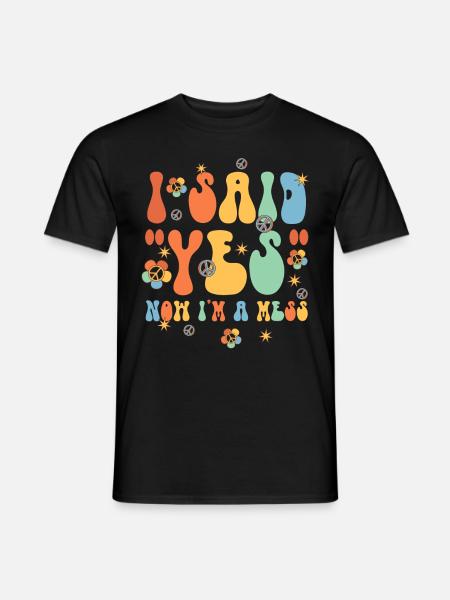 Mariée de fiançailles d'amis dévoués - T-shirt homme - noir