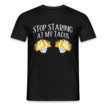 Taco drôle Fiesta mexicaine Cinco De Mayo - T-shirt homme - noir - Devant - AI Model Male 178 light (178cm)