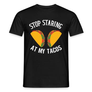Taco drôle Fiesta mexicaine Cinco De Mayo - T-shirt homme - noir - Devant - AI Model Male 178 light (178cm)