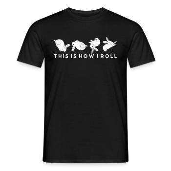 C'est comme ça que je roule Sweet Rabbit - T-shirt homme - noir - Devant - AI Model Male 178 light (178cm)