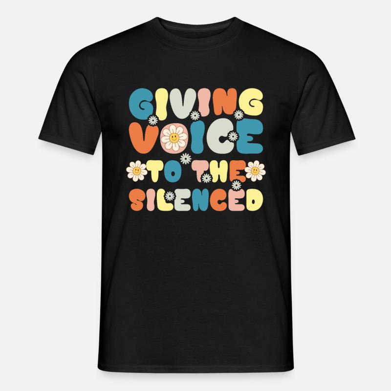 Groovy Speech Language Pathologist SLP - Männer T-Shirt - Schwarz