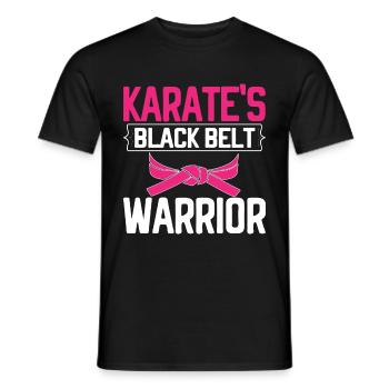 Karate Girl Martial Arts Women Karate Kick - Männer T-Shirt - Schwarz - Vorne - AI Model Male 178 light (178cm)