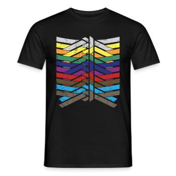 Karate Black Belt Martial Arts Karate Kick - Männer T-Shirt - Schwarz - Vorne - AI Model Male 178 light (178cm)
