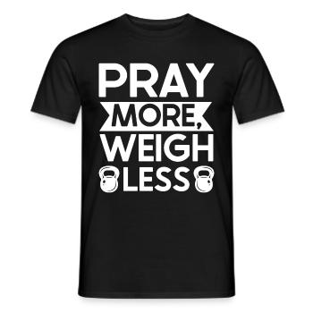 Jesus Christliches Fitnessstudio Workout - Männer T-Shirt - Schwarz - Vorne - AI Model Male 178 light (178cm)