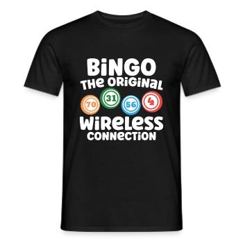Joueur de bingo Gagnant de la loterie Bingo - T-shirt homme - noir - Devant - AI Model Male 178 light (178cm)