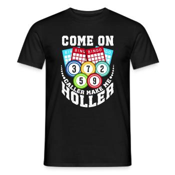 Joueur de bingo Gagnant de la loterie Bingo - T-shirt homme - noir - Devant - AI Model Male 178 light (178cm)