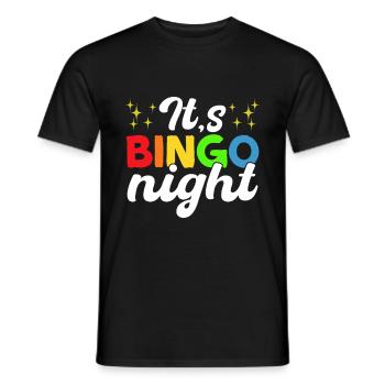 Joueur de bingo Gagnant de la loterie Bingo - T-shirt homme - noir - Devant - AI Model Male 178 light (178cm)