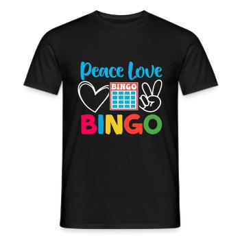Joueur de bingo Gagnant de la loterie Bingo - T-shirt homme - noir - Devant - AI Model Male 178 light (178cm)