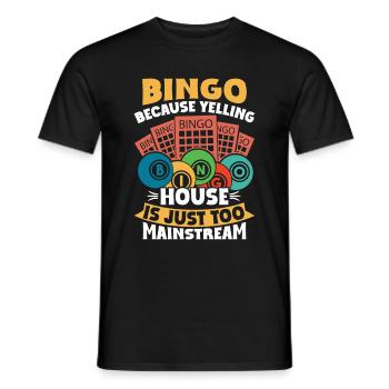 Joueur de bingo Gagnant de la loterie Bingo - T-shirt homme - noir - Devant - AI Model Male 178 light (178cm)