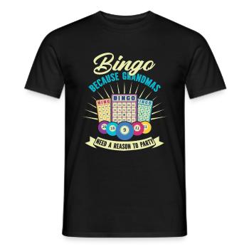 Joueur de bingo Gagnant de la loterie Bingo - T-shirt homme - noir - Devant - AI Model Male 178 light (178cm)
