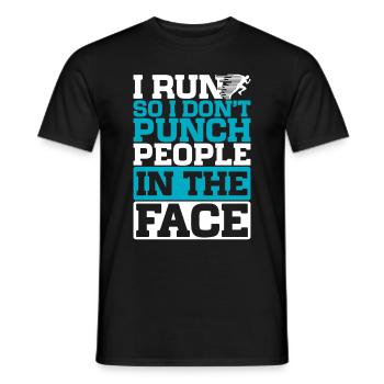26. 2 Marathonläufer Lustiger Marathon Zitat - Männer T-Shirt - Schwarz - Vorne - AI Model Male 178 light (178cm)