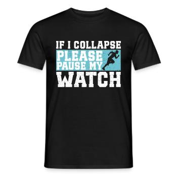 26. 2 Marathonläufer Lustiger Marathon Zitat - Männer T-Shirt - Schwarz - Vorne - AI Model Male 178 light (178cm)
