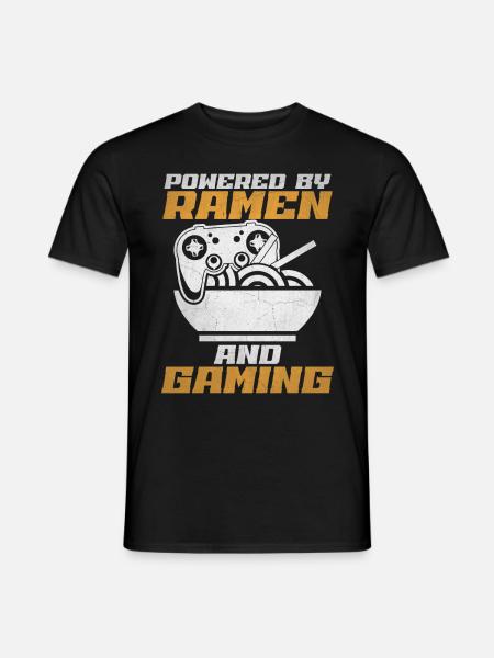 Ramen And Gaming Japan Anime Manga Otaku - Men's T-Shirt - black