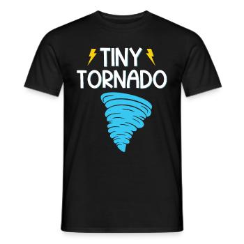 Lustiger Tornado Hurricane Wetter Chaser - Männer T-Shirt - Schwarz - Vorne - AI Model Male 178 light (178cm)