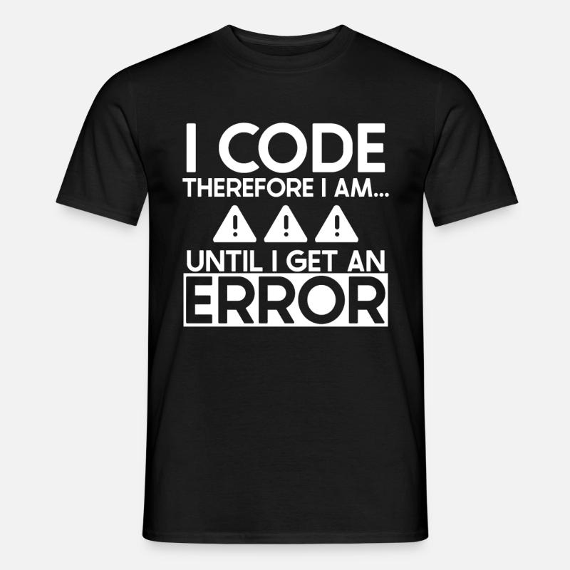 Software Developer, Computer Engineer, Nerd - Men’s T-shirt - black