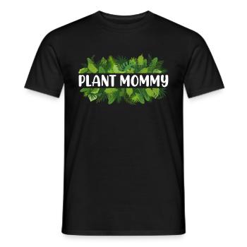 Plante Mère Mère Jardin Plantes Fleur - T-shirt homme - noir - Devant - AI Model Male 178 light (178cm)