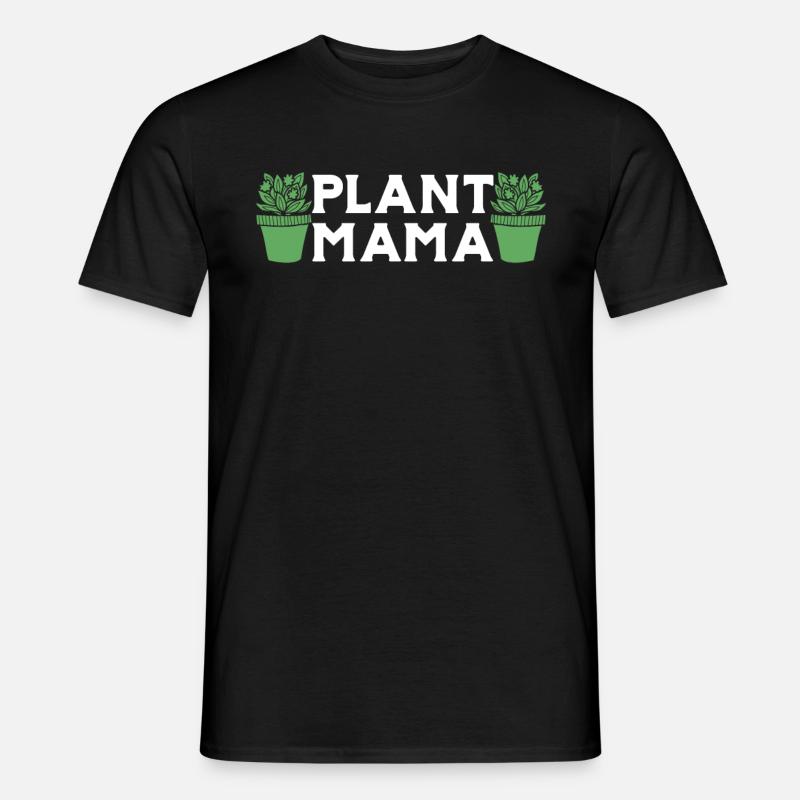 Pflanzenmutter Mutter Gartenpflanzen Blume - Männer T-Shirt - Schwarz