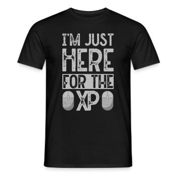 PC Joueur Vidéo Ordinateur Nerd Jeux WASD - T-shirt homme - noir - Devant - AI Model Male 178 light (178cm)