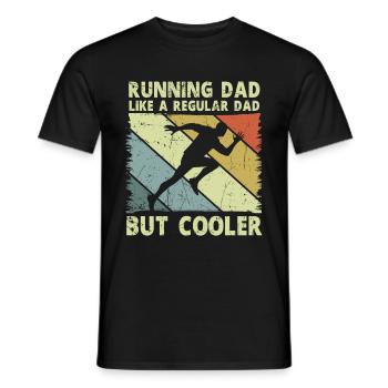 Running Dad Marathon Runner Trainer Marathoner - Männer T-Shirt - Schwarz - Vorne - AI Model Male 178 light (178cm)