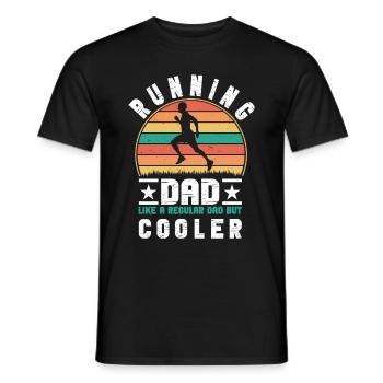 Running Dad Marathon Runner Trainer Marathoner - Männer T-Shirt - Schwarz - Vorne - AI Model Male 178 light (178cm)