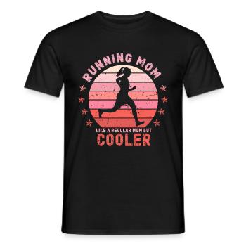 Running Mom Marathon Runner Jogging - T-shirt homme - noir - Devant - AI Model Male 178 light (178cm)