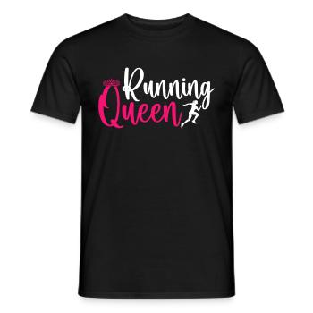 Runner Girls Running Cross Country Track Marathon - Männer T-Shirt - Schwarz - Vorne - AI Model Male 178 light (178cm)