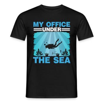 Tauchschung Taucher Ozeanliebhaber - Männer T-Shirt - Schwarz - Vorne - AI Model Male 178 light (178cm)