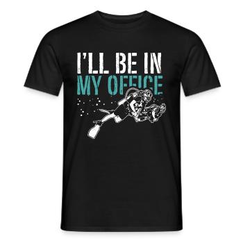 Tauchschung Taucher Ozeanliebhaber - Männer T-Shirt - Schwarz - Vorne - AI Model Male 178 light (178cm)
