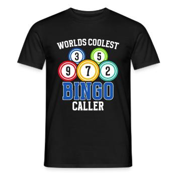 Bingo Caller Bingo Joueur de jeu Loterie - T-shirt homme - noir - Devant - AI Model Male 178 light (178cm)