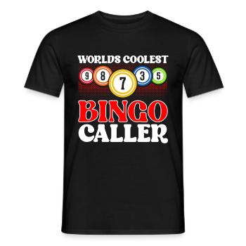 Bingo Caller Bingo Player Gambling Lottery - Men's T-Shirt - black - Front - AI Model Male 178 light (178cm)