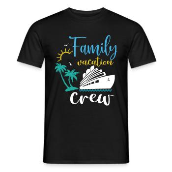 Cruise Family Trip Family Patry Ship Holidays - Men's T-Shirt - black - Front - AI Model Male 178 light (178cm)