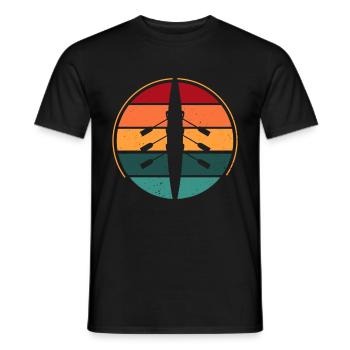 Rowboot de l’équipage Bateau Rowboot Rower Rowes Rower - T-shirt homme - noir - Devant - AI Model Male 178 light (178cm)