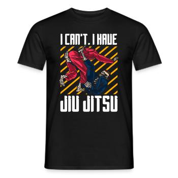 Jiu Jitsu Brésilien BJJ MMA Grappling - T-shirt homme - noir - Devant - AI Model Male 178 light (178cm)