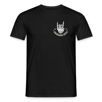 Grimpeur Escalade Montagne - T-shirt homme - noir - Devant - AI Model Male 178 light (178cm)