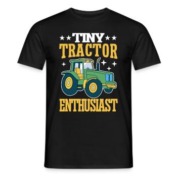Tractor Boy Jeune Agriculteur Tractor Lover - T-shirt homme - noir - Devant - AI Model Male 178 light (178cm)