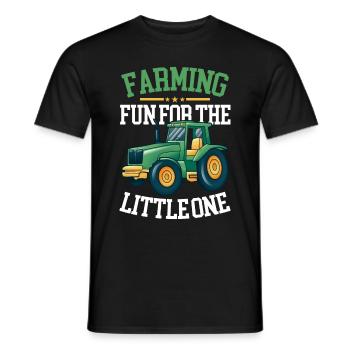 Tractor Boy Jeune Agriculteur Tractor Lover - T-shirt homme - noir - Devant - AI Model Male 178 light (178cm)