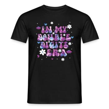 Décoration d’anniversaire à deux chiffres filles 10 - T-shirt homme - noir - Devant - AI Model Male 178 light (178cm)