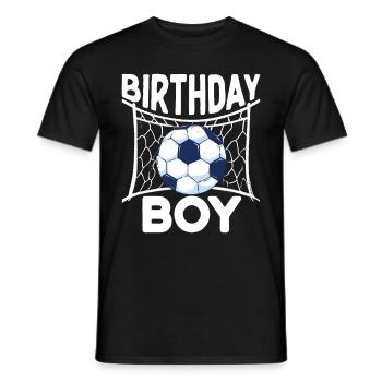 Geburtstagsbuldenfußballspieler Bday Team Party - Männer T-Shirt - Schwarz - Vorne - AI Model Male 178 light (178cm)