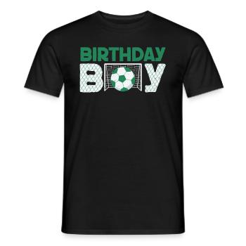 Geburtstagsbuldenfußballspieler Bday Team Party - Männer T-Shirt - Schwarz - Vorne - AI Model Male 178 light (178cm)